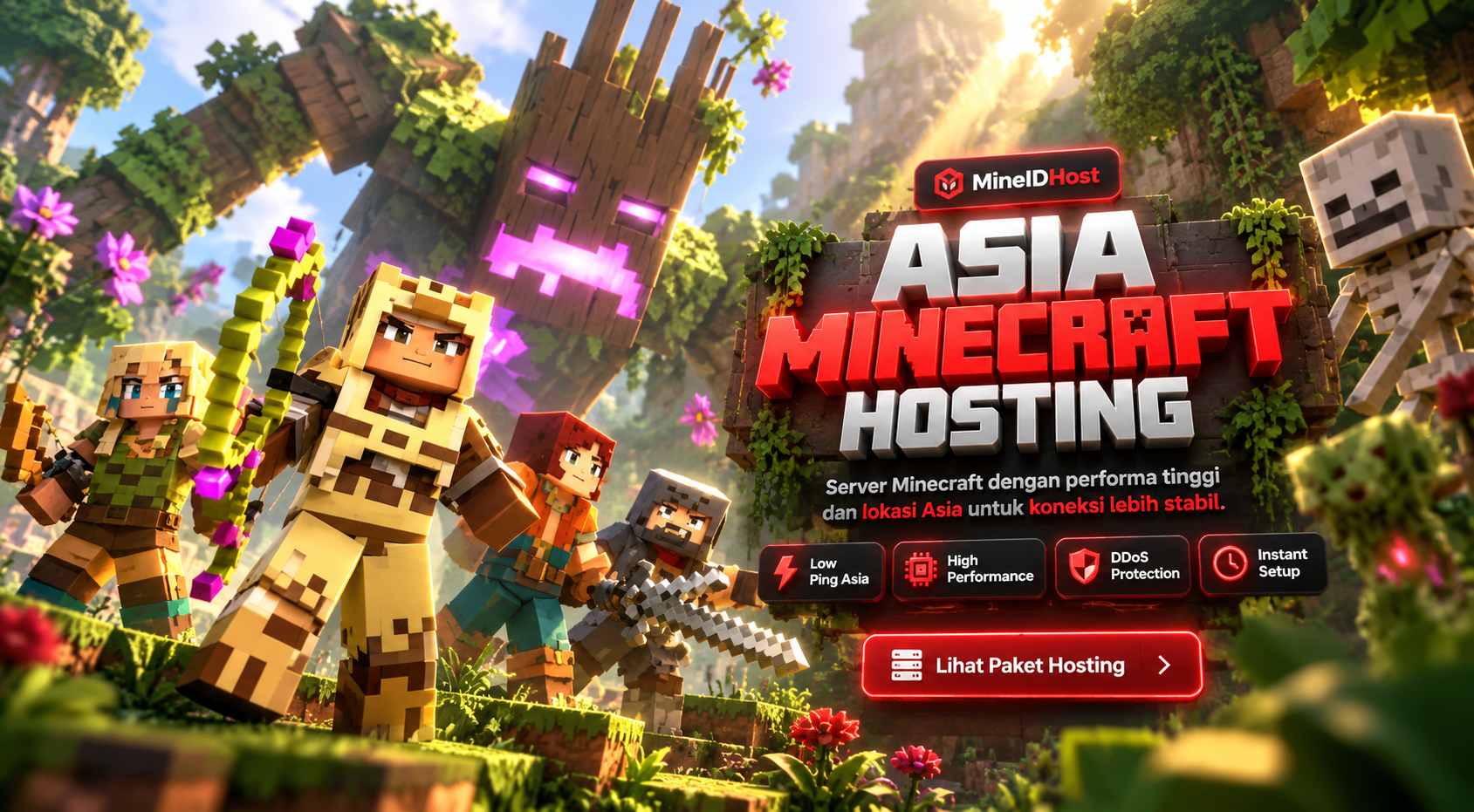 Asia Minecraft Hosting - MineIDHost